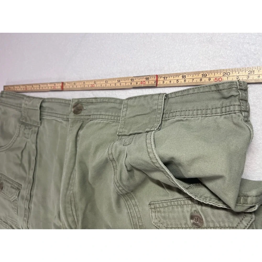 RedHead Cargo Shorts Olive Green Cotton Canvas Utility Gorpcore Outdoor Mens 44